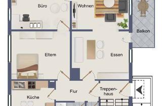 Wohnung kaufen in 73770 Denkendorf, 84 qm Wohnung mit Balkon, Garage, 2 Stellplätzen in Denkendorf ab 08_2025 frei