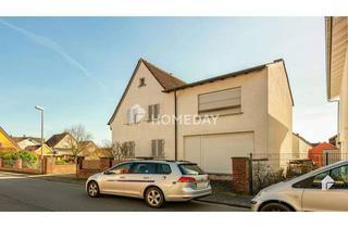 Haus kaufen in 64589 Stockstadt, Doppelt erschlossen: EFH mit Wintergarten, Keller und Garage + großes Bauland auf der Rückseite
