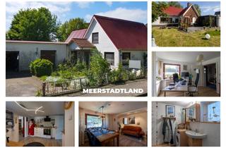 Einfamilienhaus kaufen in 24861 Bergenhusen, Potenzial und Gartencharme im Storchendorf - Einfamilienhaus mit Gewerbeeinheit und Ausbaureserve