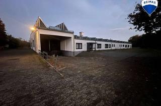 Gewerbeimmobilie kaufen in 32369 Rahden, 2000 m² Halle + 400 m² Büroräume + 12.500m2 Gewerbegebiet Rampe Lager Büro RUF MICH JETZT AN