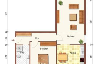 Wohnung mieten in Hesebergweg 70, 31228 Peine, Exklusive 2-Raum-Dachgeschosswohnung mit gehobener Innenausstattung in Peine
