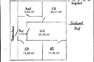 Wohnung mieten in Schulstraße, 39167 Niederndodeleben, 3 Raum Wohnung 86 m² Niederndodeleben - wohnen in der alten Schule