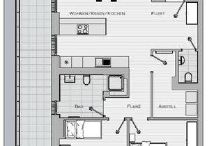 Wohnung mieten in Arthur-Rauner-Straße 7c, 55595 Gutenberg, Penthaus: moderne 3-Zimmer-Wohnung in Hargesheim mit Balkon und Tiefgaragenstellplatz
