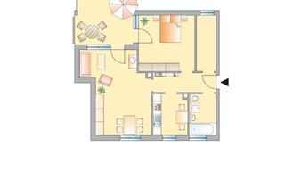 Sozialwohnungen mieten in Erik-Reger-Str., 56170 Bendorf, Wohnen im grünen 2-Zimmer-Wohnung in ruhiger Lage mit WBS!