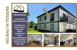 Wohnung kaufen in Gartenstraße 22, 26969 Butjadingen, Butjadingen / Tossens - Provisionsfrei! Exklusive ETW in Tossens BJ 2024 - gehobene Ausstattung *Möbliert * Mit Sauna*