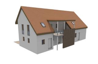 Wohnung kaufen in 36088 Hünfeld, Hünfeld-Oberrombach: SCHLAUER WOHNEN: Neubau-KfW 55 Dachgeschosswohnung mit verstecktem Raumwunder