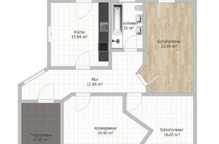 Wohnung mieten in Hauptstraße 106, 79215 Elzach, Vollständig renovierte 3-Raum-Wohnung mit Balkon und Einbauküche in Elzach