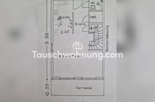 Wohnung mieten in Tauschwohnungstraße, 14974 Ludwigsfelde, Tauschwohnung: DHH ruhige Vorstadt-Siedl. gg. 3 Zi. Potsd. Teltow Steglitz
