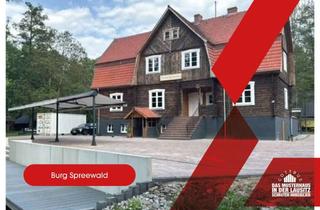 Gewerbeimmobilie kaufen in Waldschlößchenstraße 29, 03096 Burg, Traditionsgasthaus direkt am Fließ mit eigenem Anleger