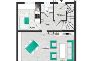 Haus kaufen in 84576 Teising, laufend modernisiertes Reihenmittelhaus, 4 Zi., mit Garten und Garage in Teising