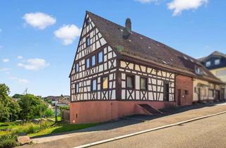 Haus kaufen in 76316 Malsch, FACHWERKAUS SUCHT LIEBHABER, WELCHER ES GERNE SELBST MODERNISIEREN BZW. SANIEREN MÖCHTE…