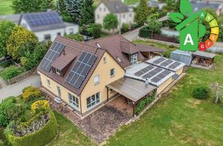 Einfamilienhaus kaufen in 08132 Mülsen, Mülsen: Energiesparendes Einfamilienhaus mit Gewerberäumen in herrlicher Südhanglage
