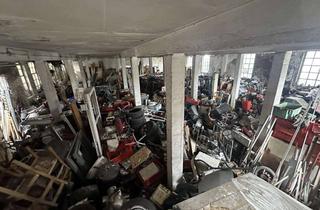 Grundstück zu kaufen in 64546 Mörfelden-Walldorf, INDUSTRIECHARME & VIEL RAUM ️ Großes Wohn- und Gewerbegrundstück mit zwei Lagerhallen!