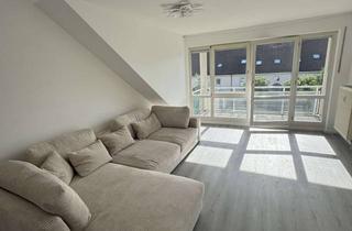 Wohnung mieten in Am Grünhaus 14, 85630 Grasbrunn, Stilvolle, neuwertige 2-Zimmer-Dachgeschosswohnung mit geh. Innenausstattung mit Balkon und EBK