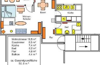 Wohnung mieten in 79112 Opfingen, Gemütliche 1,5-Zimmer-Dachgeschosswohnung mit EBK in Freiburg-Opfingen