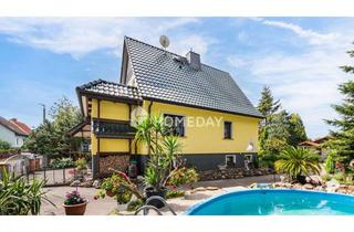 Haus kaufen in 39288 Burg, Charmante Oase im Grünen: Traumhaftes EFH mit idyllischem Garten, Pool, SW-Terrasse, Garage uvm.