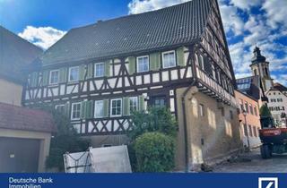 Haus kaufen in 74235 Erlenbach, Denkmal mit 2 Whg. + 1x 6 Zi.- + 1x 4 Zi. + 2 Garagen