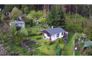 Haus kaufen in 98693 Ilmenau, Ilmenau - Schöner Garten mit Bungalow in Möhrenbach - 250 m² Erholung pur