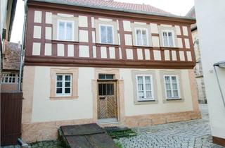 Haus kaufen in 96145 Seßlach, Seßlach - Historisches Fachwerkhaus mit Gewölbekeller innerhalb Stadtmauern