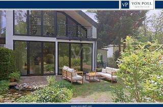 Doppelhaushälfte kaufen in Am Kleinen Wannsee, 14109 Berlin, Berlin - Modernes Design mit Bootssteg - Stylisches Reihenendhaus am kleinen Wannsee