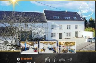 Haus kaufen in 54675 Biesdorf, Biesdorf - Luxus-Sanierung Traum für Autoliebhaber Riesige Garage & Podest Zwei Wohneinheiten Teilweise klimatisiert!