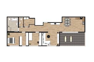 Penthouse mieten in Römerstraße 24a, 68642 Bürstadt, Penthouse-Traum mit Dachterrasse & Weitblick am Feldrand