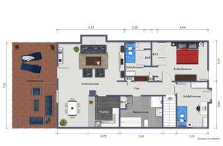 Wohnung mieten in Gartenstr. 10, 92369 Sengenthal, Dachgeschosswohnung - Erstbezug nach Kernsanierung mit sehr großer Dachterrasse und Garten
