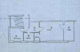 Wohnung mieten in Hubertusstraße 12, 82131 Gauting, Modernisierte helle 2 Zimmerwohnung mit Balkon, offener Küche mit Kochinsel + 2 Kellerräumen