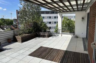 Penthouse mieten in 40547 Lörick, Düsseldorf-Lörick: Großzügiges Penthouse (5 Zimmer) mit Dachterrasse und Einba