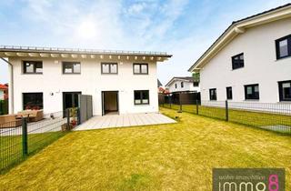 Haus kaufen in 85649 Brunnthal, Hochklassige DHH Erstbezug mit großem Garten - absolute TOP Ausstattung
