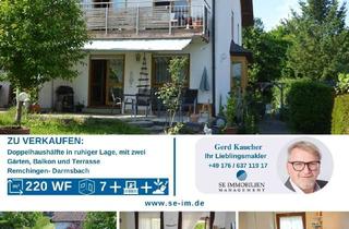 Doppelhaushälfte kaufen in 75196 Remchingen, Große Doppelhaushälfte mit Doppelgarage in einer Sackgasse, mit Chic, Charme, Garten & Terrasse