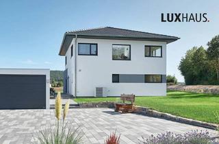 Villa kaufen in 64625 Bensheim, LUXHAUS! Kompakte Stadtvilla mit viel Garten! KFW40!