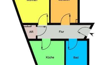 Wohnung mieten in 01259 Dresden, Kleinzschachwitz! Perfekte 2-Zimmerwohnung mit geräumiger Küche und Tageslichtbad!