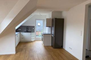 Wohnung mieten in Konrad-Adenauer-Ring 104, 48429 Rheine, Erstbezug nach Sanierung mit Balkon und Einbauküche: Exklusive 3-Zimmer-DG-Wohnung in Rheine