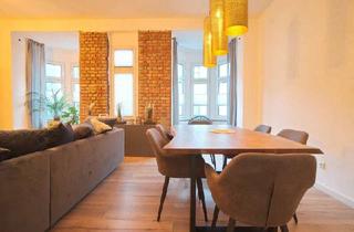 Immobilie mieten in 44623 Herne-Mitte, Einzigartige, stilsicher gestaltete und eingerichtete Altbau-Etagenwohnung mit schickem Bad und m...