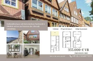 Einfamilienhaus kaufen in 21335 Lüneburg, Lüneburg - Einfamilienhaus Fachwerk & Elbblick & Atelier Altstadt Lauenburg