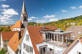 Penthouse kaufen in 72525 Münsingen, Exklusives 4,5-Zi. Maisonette-Penthouse mit Aufzug, Terrassen, Balkon, Garagen & Traum-Aussicht