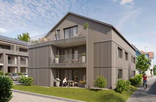 Wohnung kaufen in 88633 Heiligenberg, DESIGN TRIFFT NATUR – moderne 2-Zimmer-Wohnung im ökologischen Holzhaus