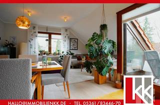 Wohnung kaufen in 38442 Fallersleben, Juwel in der Fallersleber Altstadt: Stilvolle Dachgeschosswohnung mit großer Dachterrasse