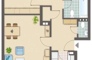 Wohnung mieten in Kolberger Str., 52078 Aachen, top aufgeteilte 3-Zimmer-Wohnung mit Balkon in ruhigem 8-Familienhaus