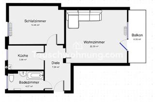 Wohnung mieten in Schönleinstraße 17, 96167 Königsfeld, Tauschwohnung: Schöne 2 Zi Wohnung mit Balkon am Zickenplatz im Graefekietz