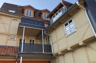 Wohnung mieten in Hohe Str. 21, 06484 Quedlinburg, 4-R-Wohnung mit Balkon im sanierten Einzeldenkmal in Marktplatznähe
