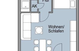 Wohnung mieten in Am Roten Graben 11, 60386 Fechenheim, Schöne 1 Zimmerwohnung mit Balkon