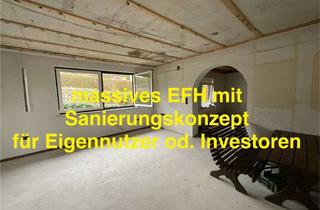 Haus kaufen in 86807 Buchloe, Massives EFH mit Sanierungskonzept für Eigennutzer od. Investoren, sofort frei!