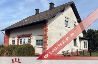 Einfamilienhaus kaufen in 54426 Malborn, Malborn: Freistehendes Einfamilienhaus in idyllischer Umgebung mit gepflegtem Garten und zwei Garage