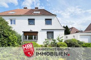 Doppelhaushälfte kaufen in 28215 Weidedamm, Findorff / Charmante Doppelhaushälfte mit großzügigem Garten und Garage