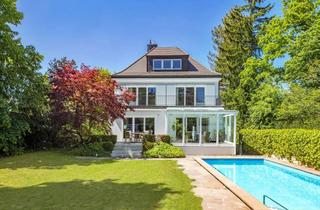 Haus kaufen in 82166 Gräfelfing, Großzügiges Familiendomizil mit Spa-Bereich, Traumgarten und Pool in Villenlage