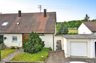 Haus kaufen in 74078 Kirchhausen, Split-Level-DHH mit Garten, Garage & Ausbaupotenzial in ruhiger Lage von Heilbronn-Kirchhausen