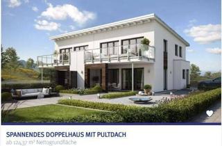 Haus kaufen in 40489 Düsseldorf, Spannendes Doppelhaus mit Pultdach + Grundstück in Angermund - Festpreisgarantie & KfW-Förderung!