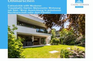 Wohnung kaufen in 22605 Hamburg, Exklusivität trifft Moderne: Garten-Maisonette-Wohnung in gehobener Nachbarschaft nahe Elbufer!